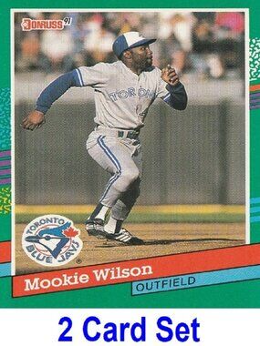Mookie Wilson Baseball Card Collection